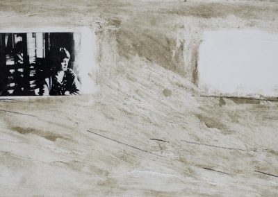 tok misli | kolografija, algrafija 65x35 cm 2015